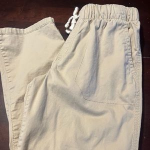 Boys Cat & Jack beige pants with reinforced knees , straight